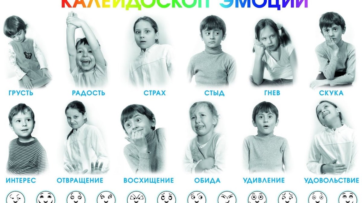 Карта эмоций для детей