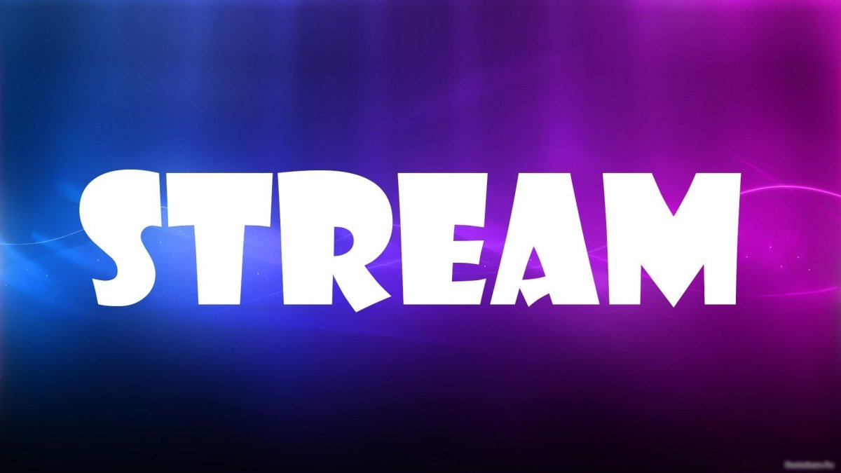 Надпись стрим