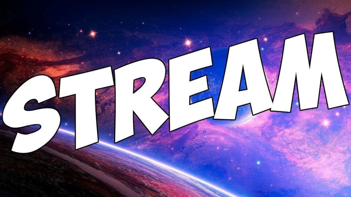 Надпись стрим