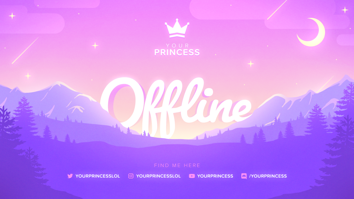 Заставка офлайн для стрима