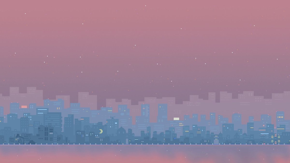 Пиксель арт фон