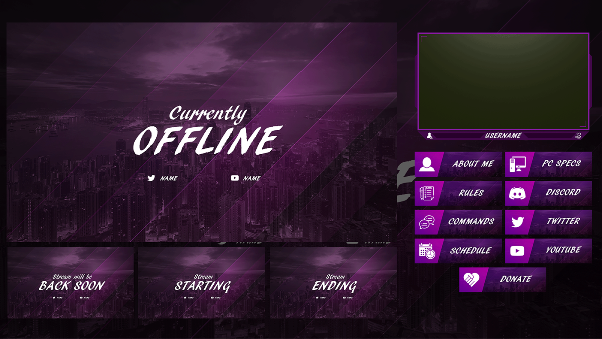 Оформление Твича