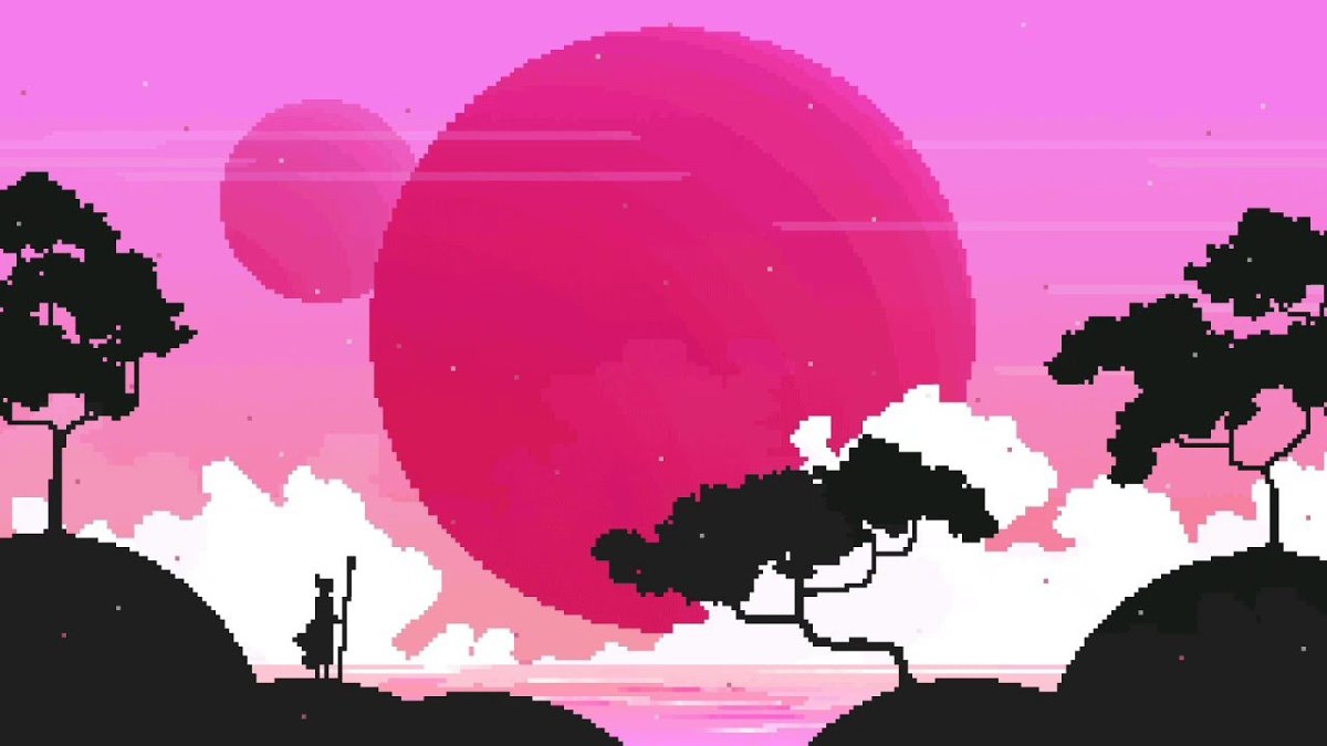 Японские пиксельные арты