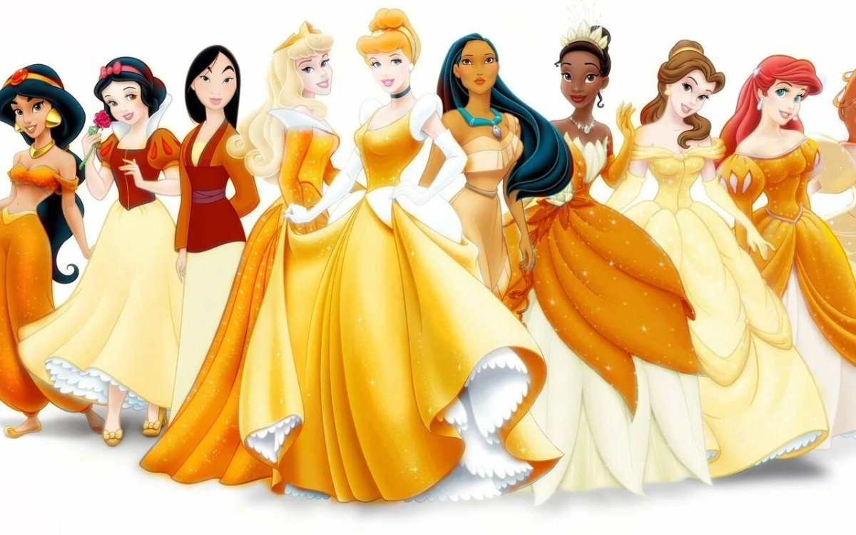 Принцессы Белоснежка, Бель, Ариэль, Аврора