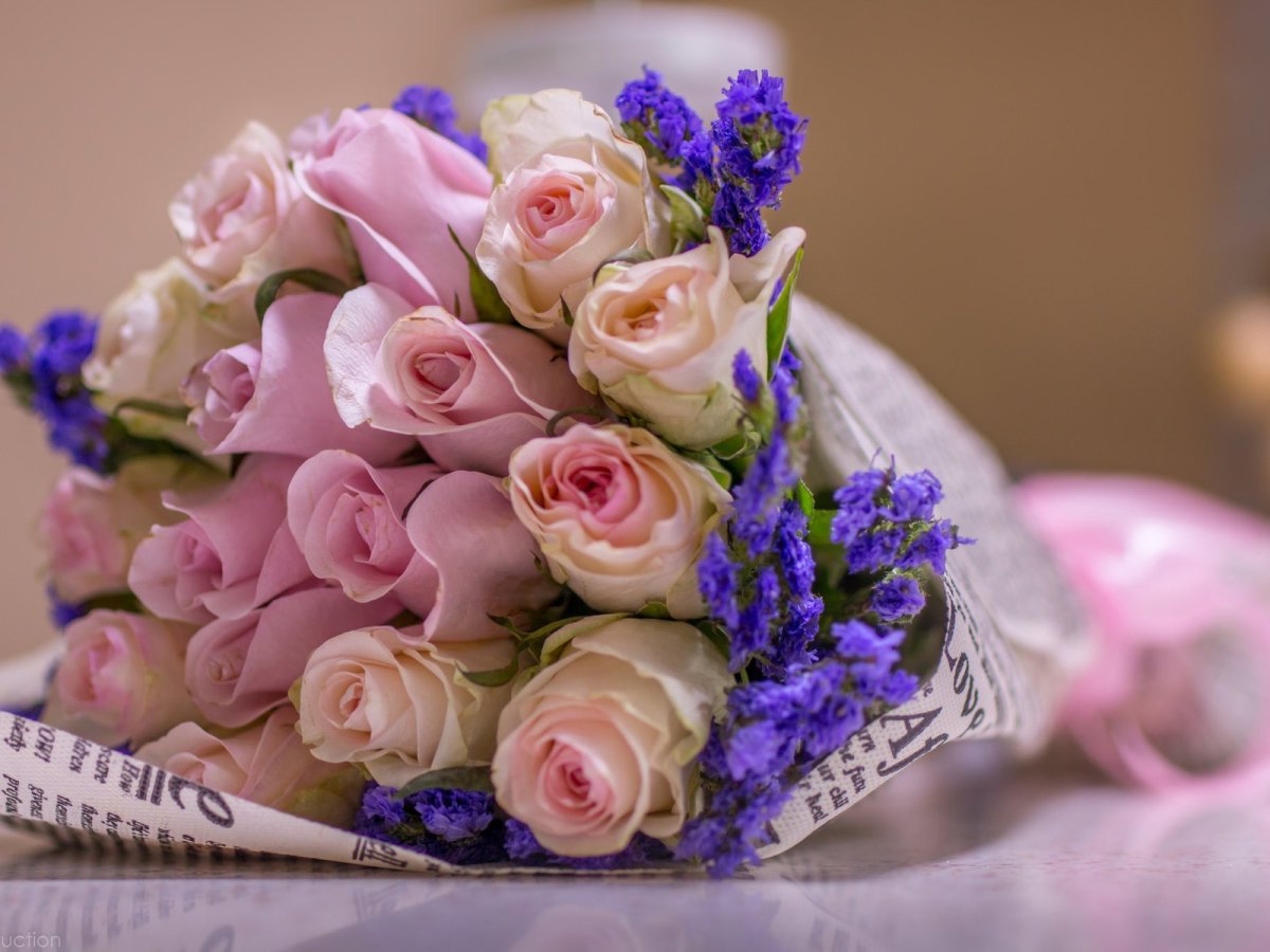 Нежно розовые цветы