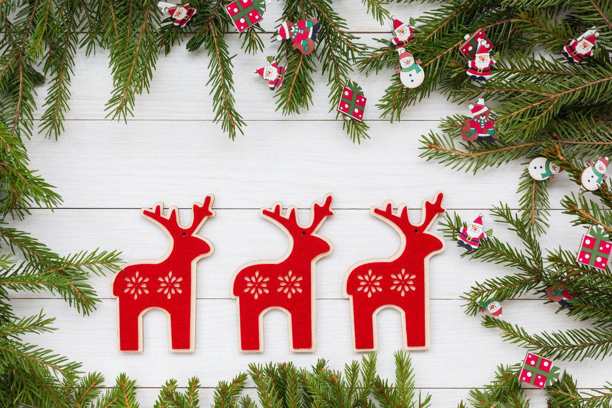 Олень на новый год