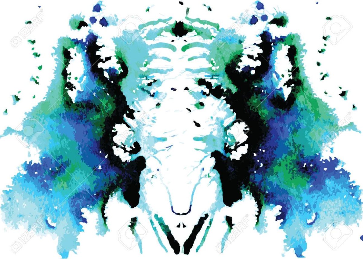 Тест Роршаха акварель