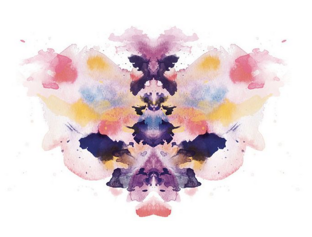 Тест Роршаха акварель