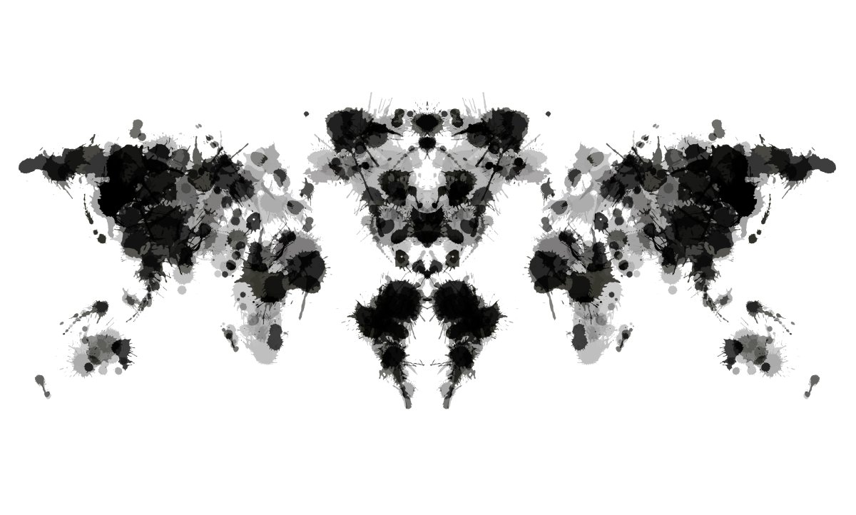 Чёрно белый фон психологический