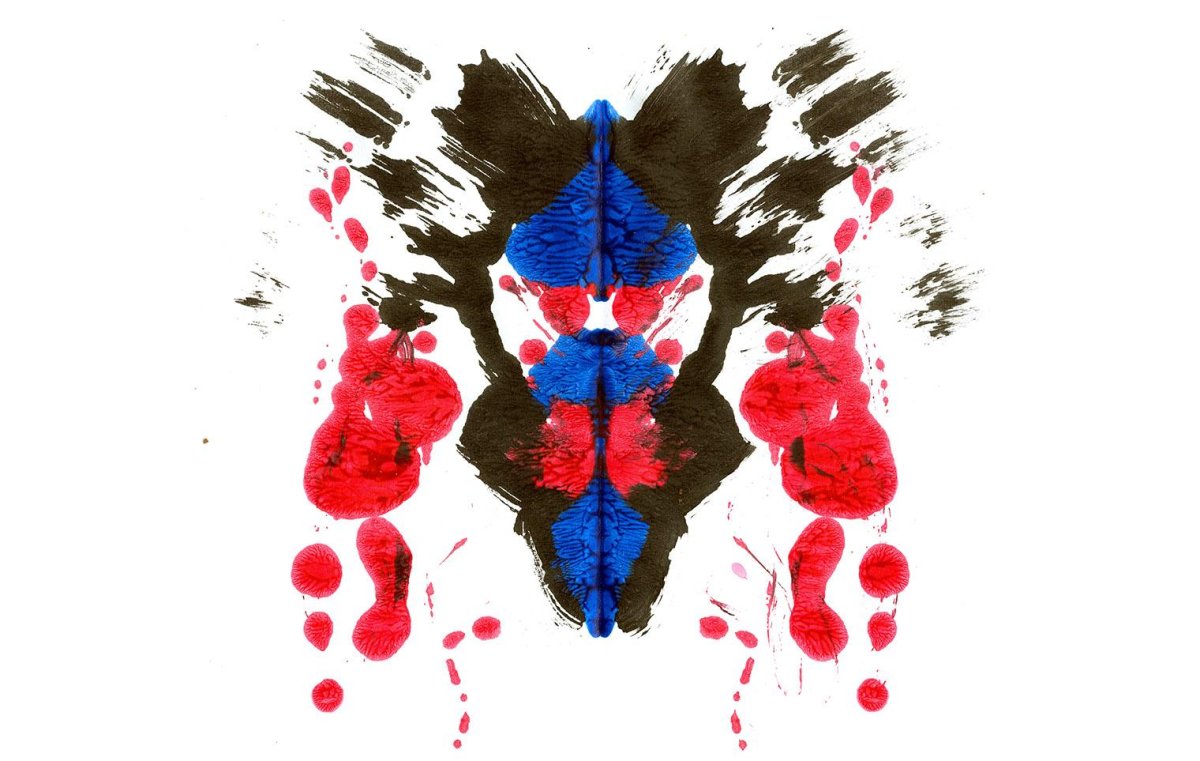 Пятна Роршаха цветные