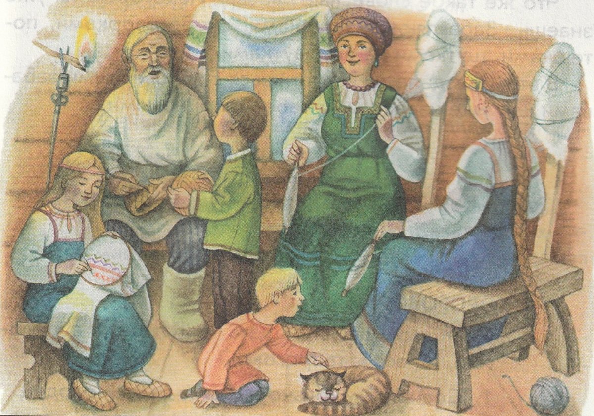 Воспитание детей на Руси