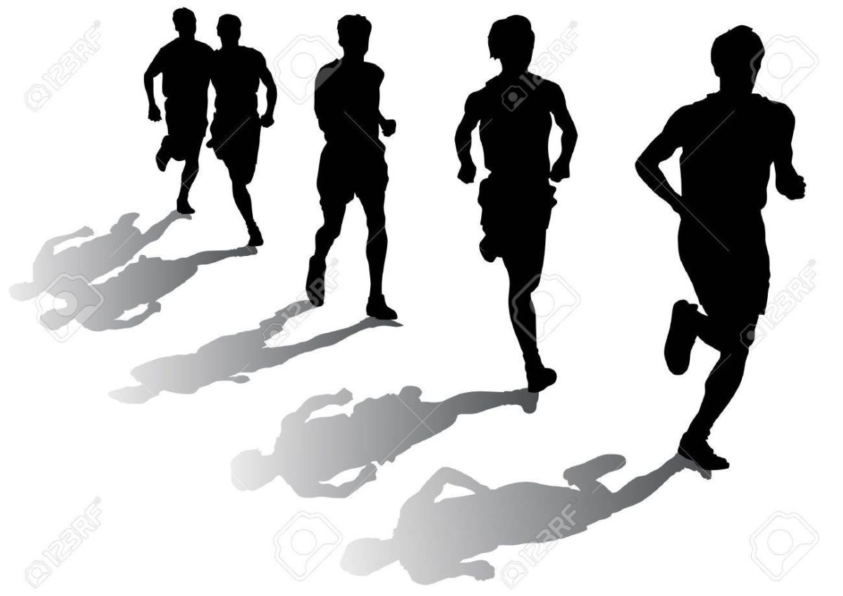 Бег раскраска