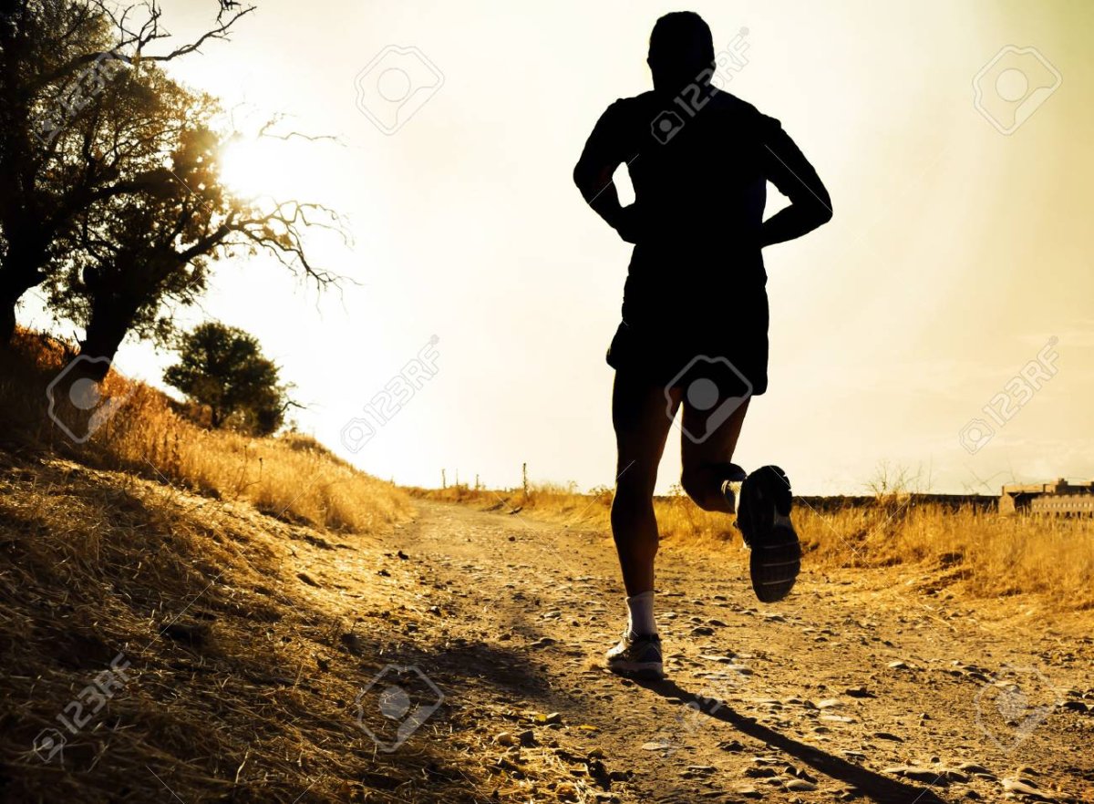 Человек в движении легко