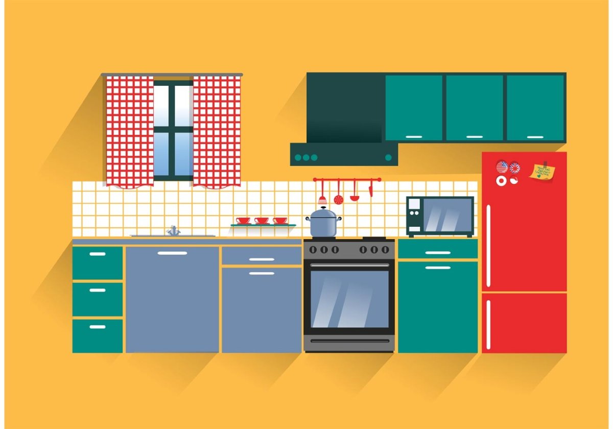 Мультяшный кухонный гарнитур