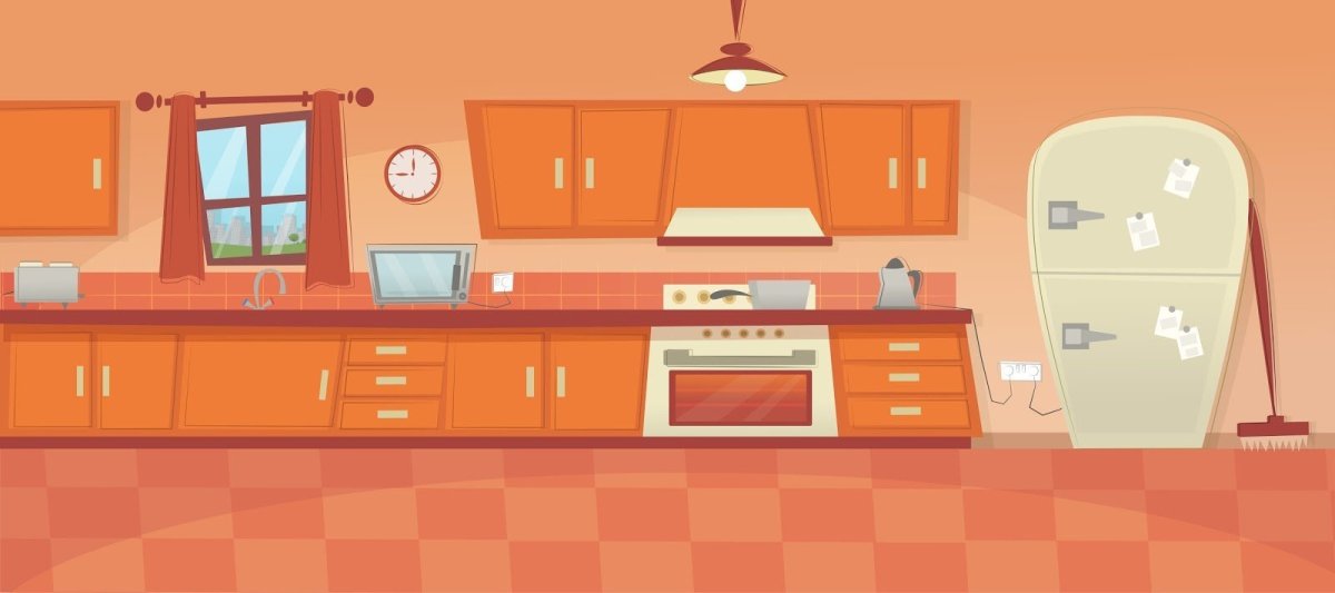 Кухня из мультика