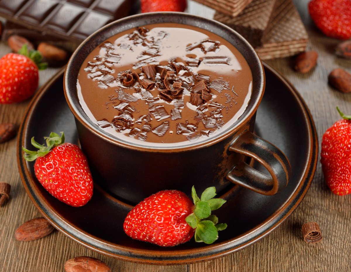Чашка горячего шоколада