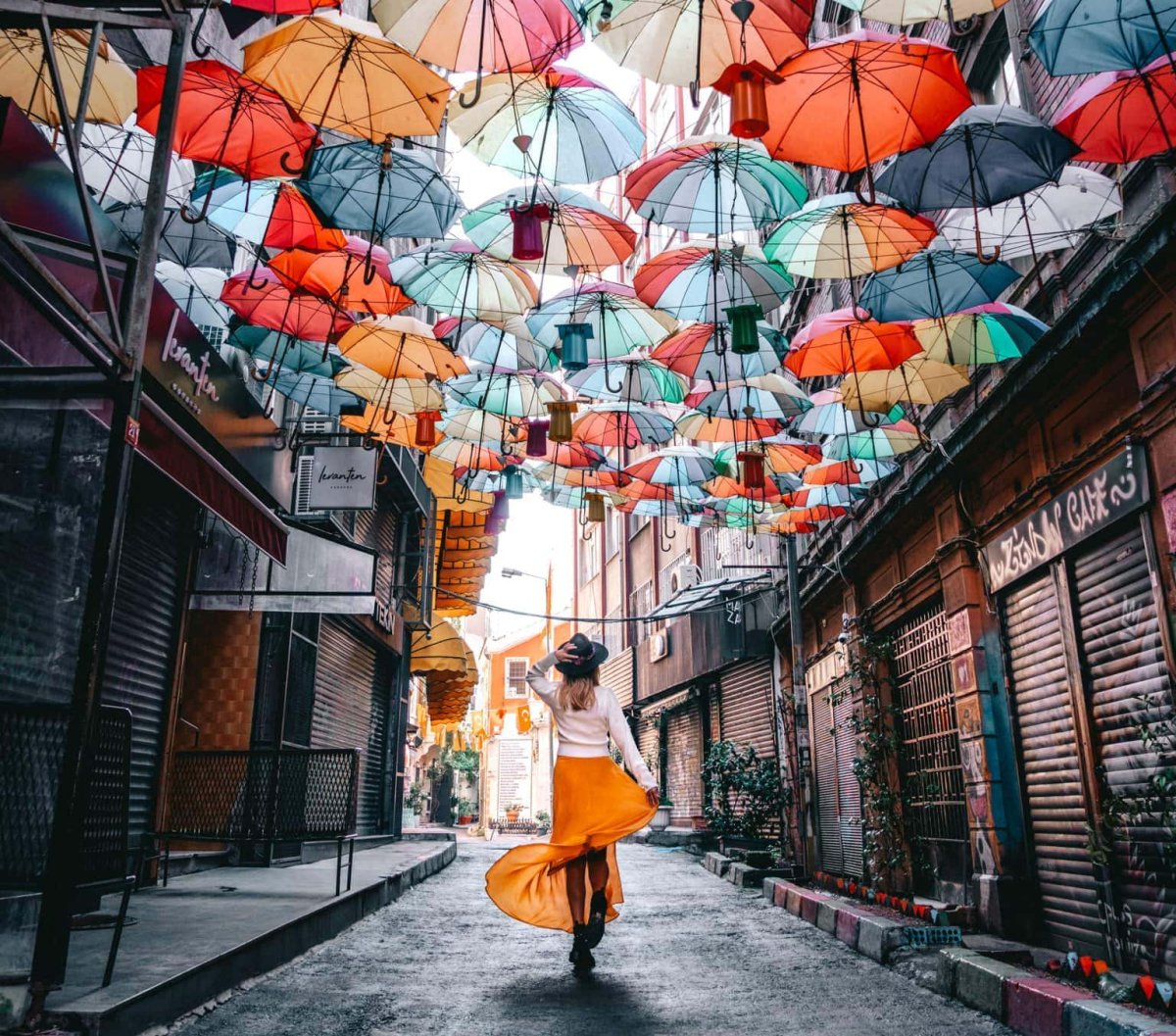 Каракёй Стамбул зонтики