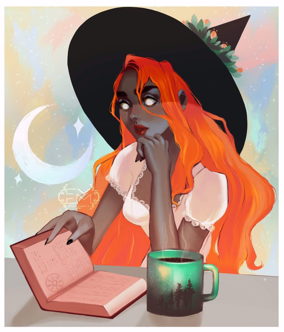 Ведьмочка с котом