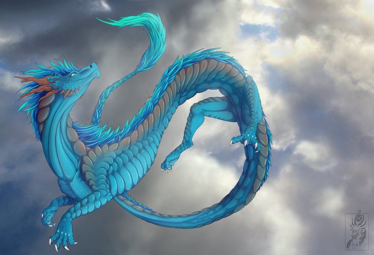 Бирюзовый дракон Цинлун