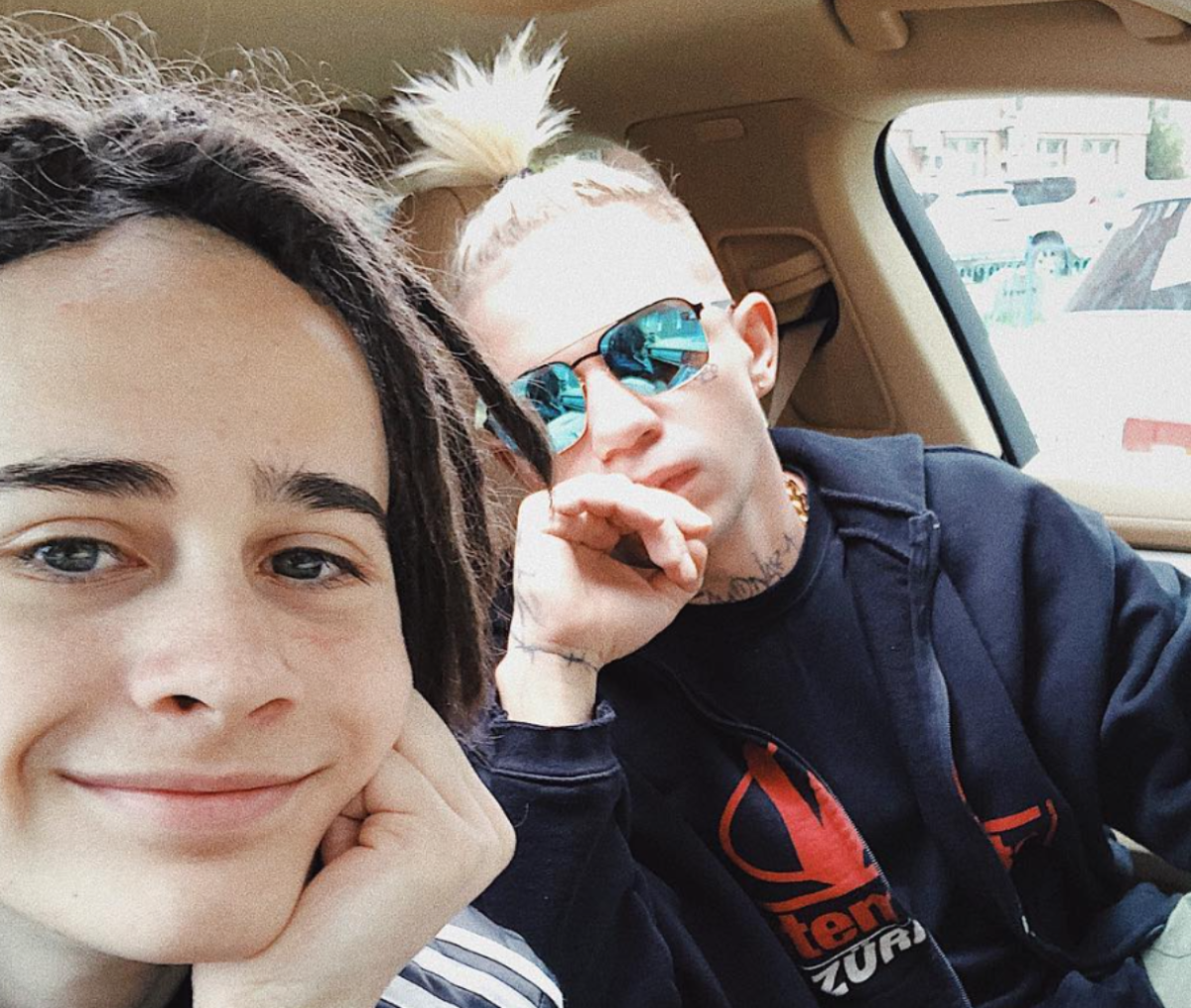 Парень с ребенком