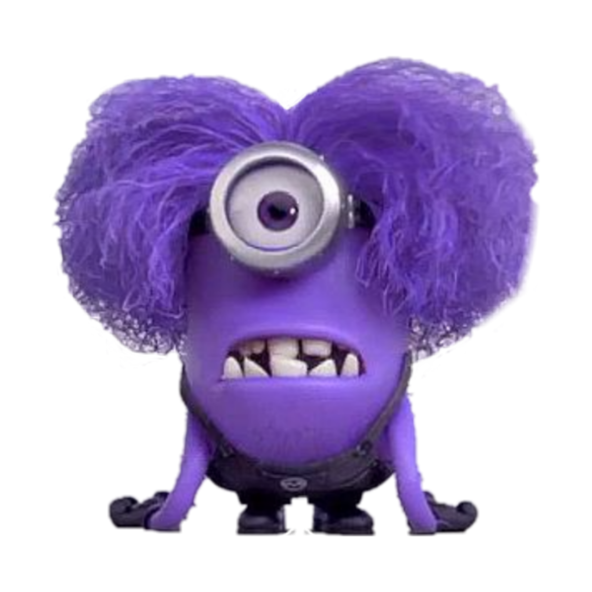 Миньон с фиолетовыми волосами