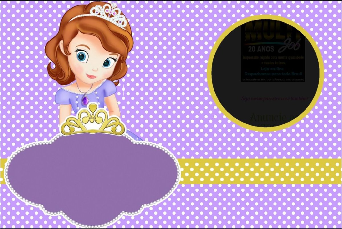 Маска принцессы Софии раскраска