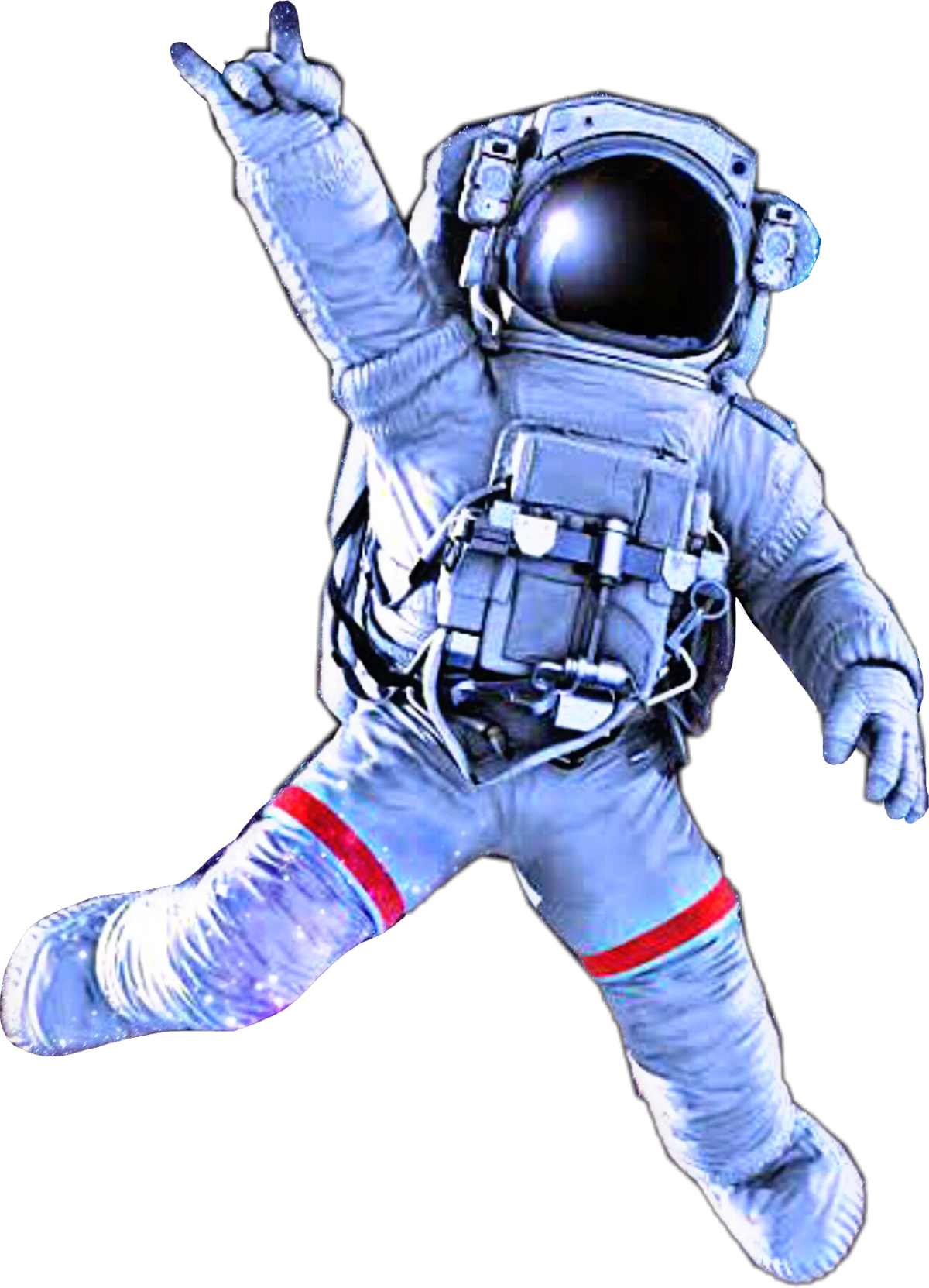 Космонавт на белом фоне