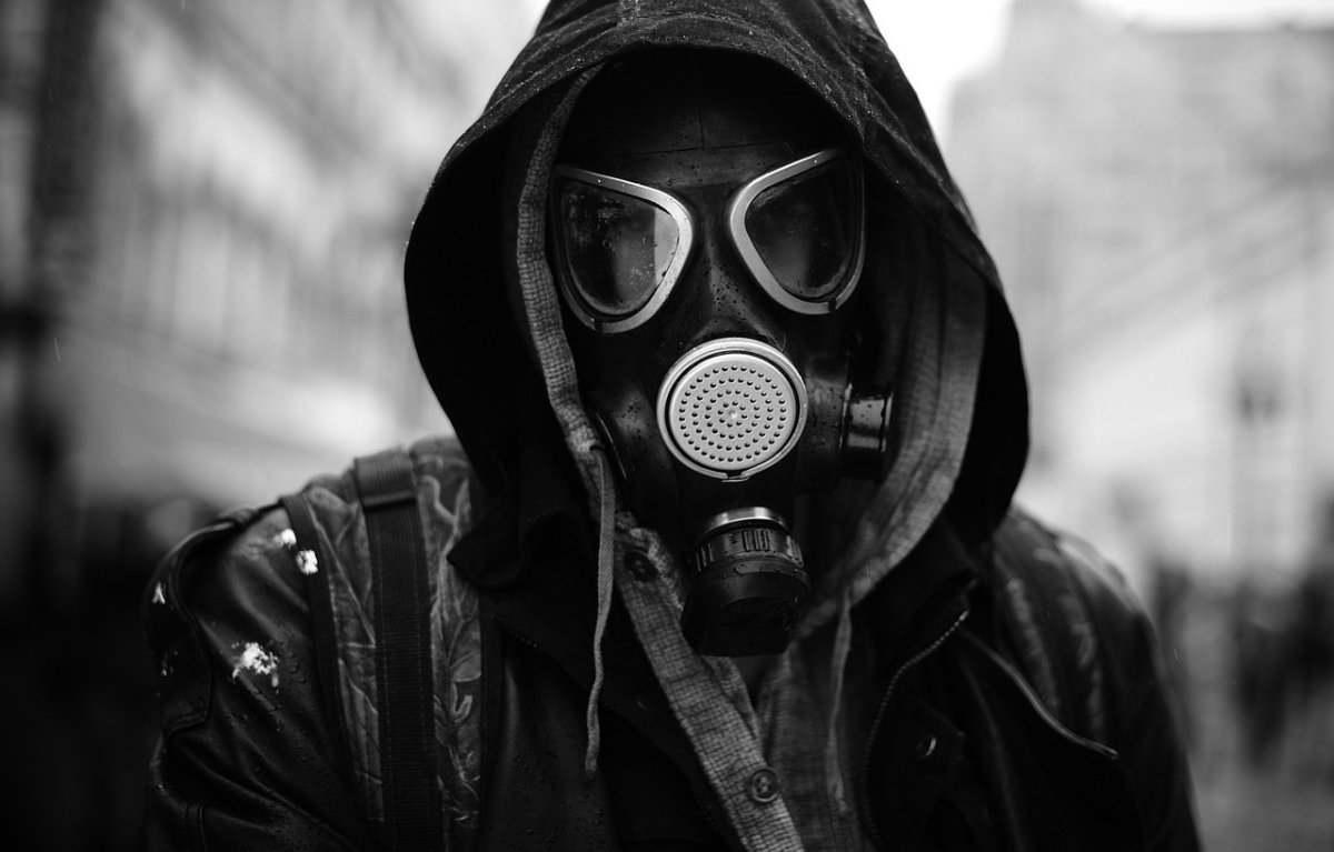Противогаз на аву