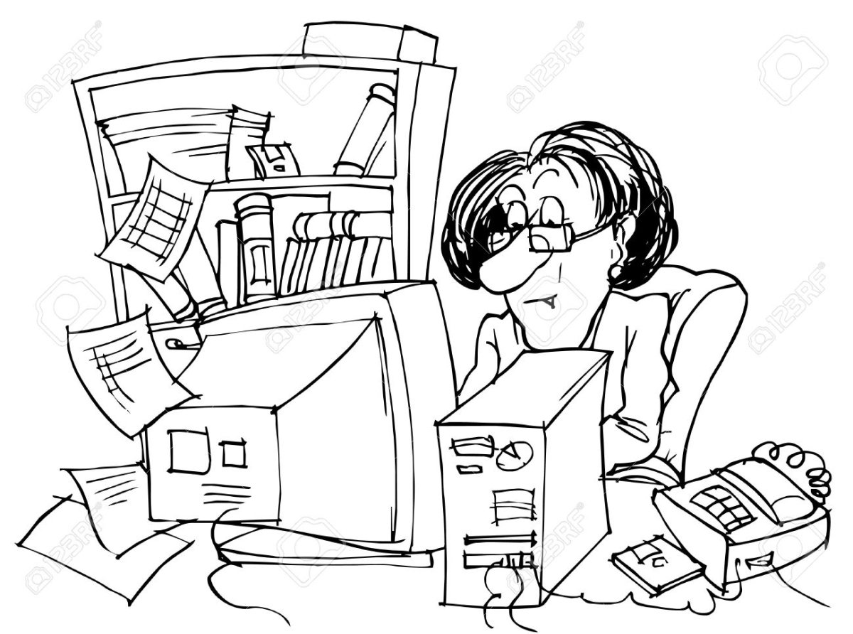 Бухгалтер иллюстрация