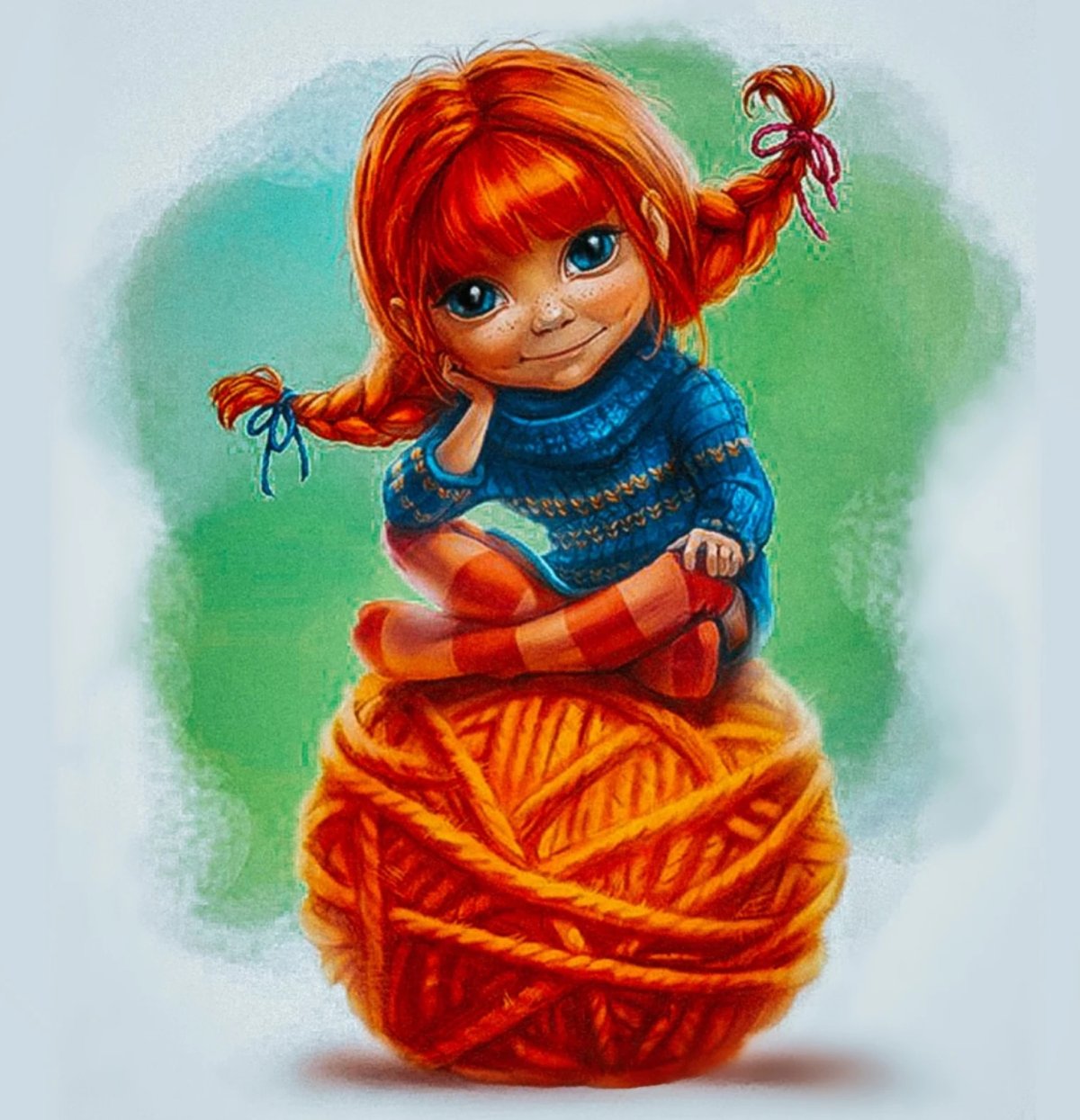 Рыжая девочка