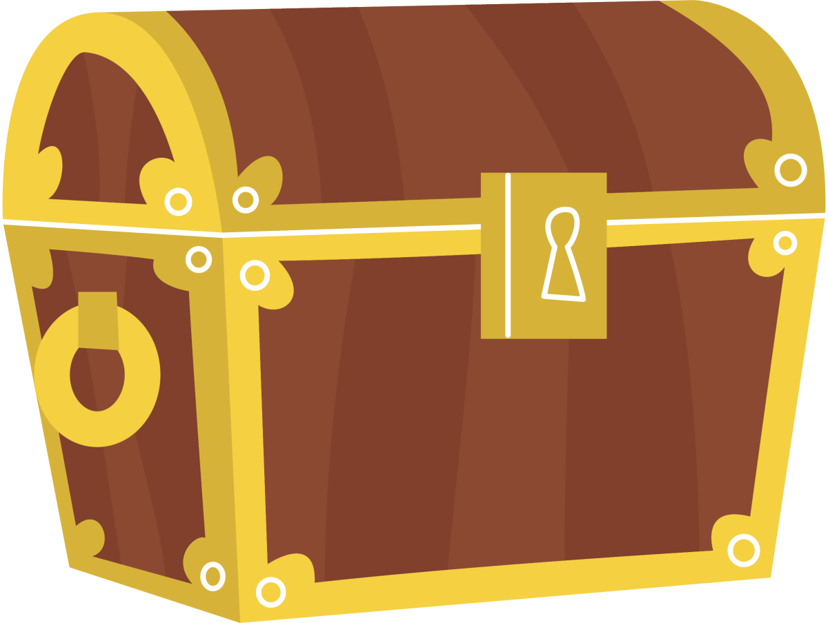 Сундук на прозрачном фоне