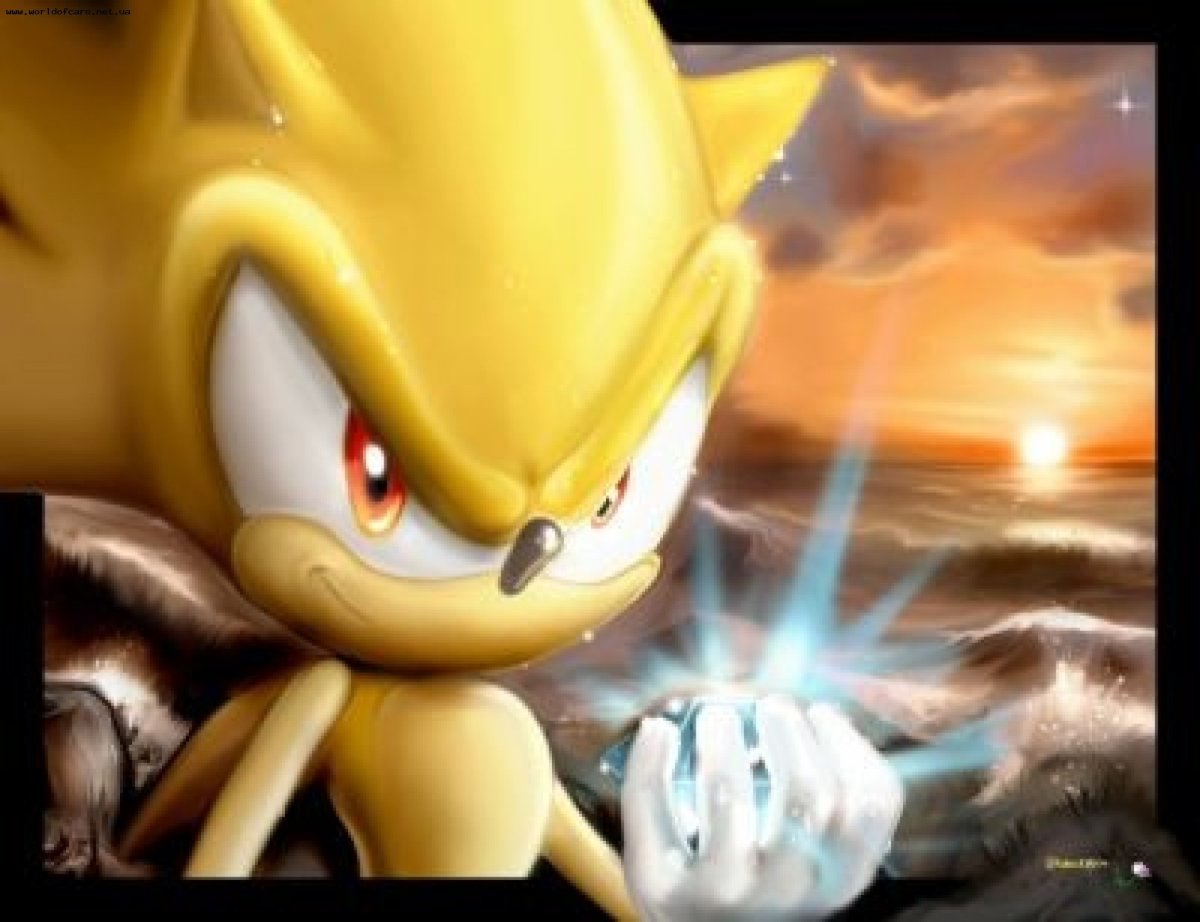 Фото золотого Соника