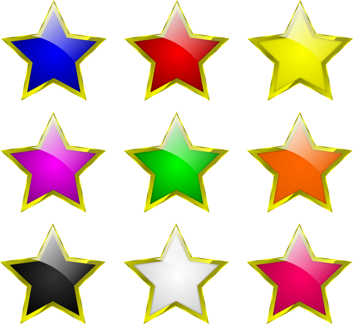 Красивые звездочки