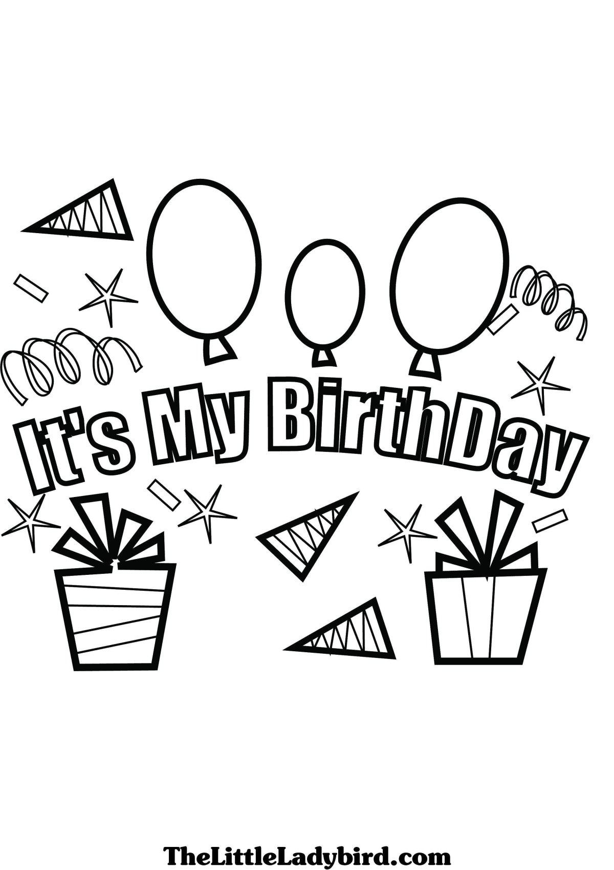 Вечеринки раскраска