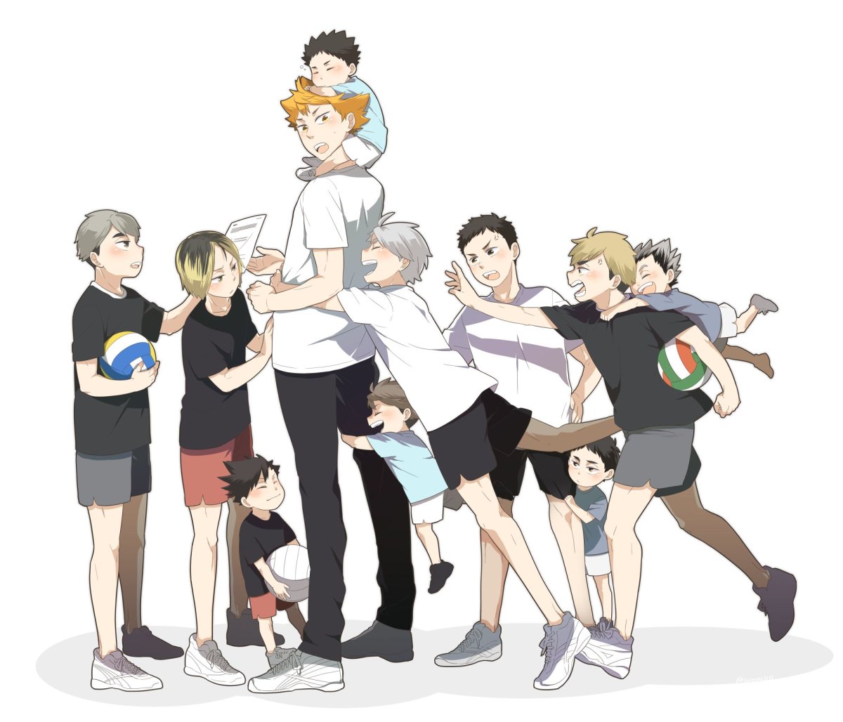 Haikyuu Мия Осаму и Атсуму