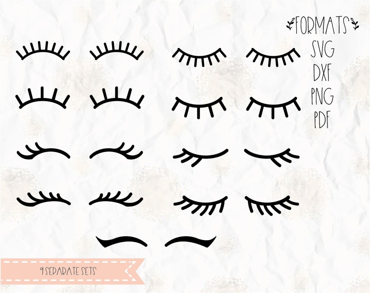 Рисование ресниц