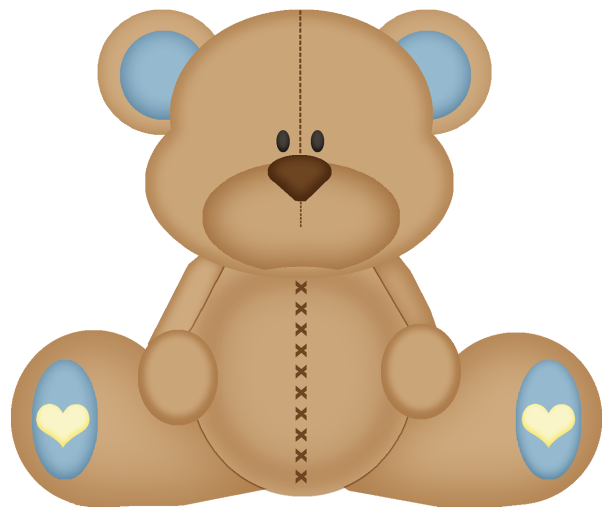 Медвежонок в подгузнике рисунок