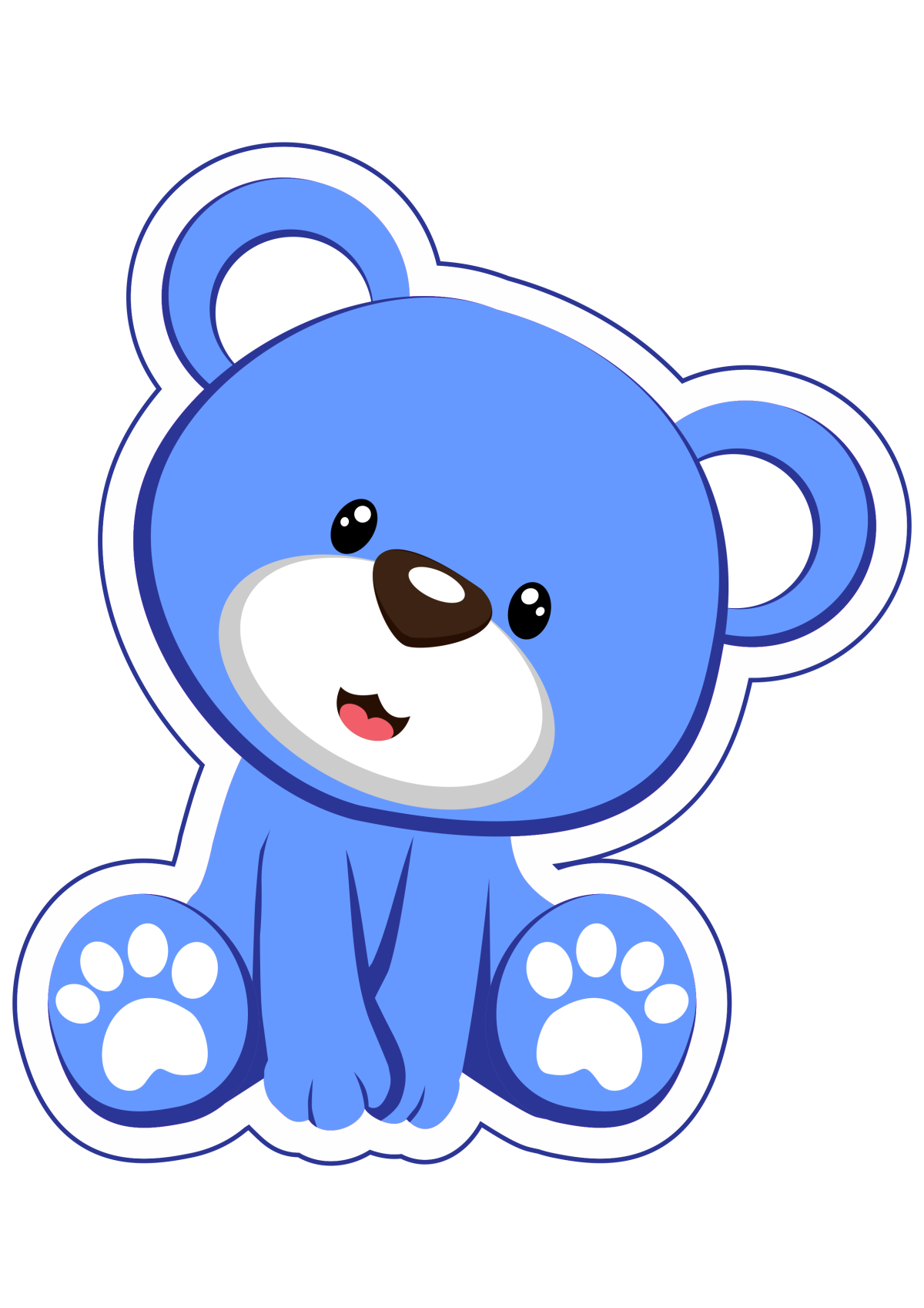 Медвежонок мультяшный