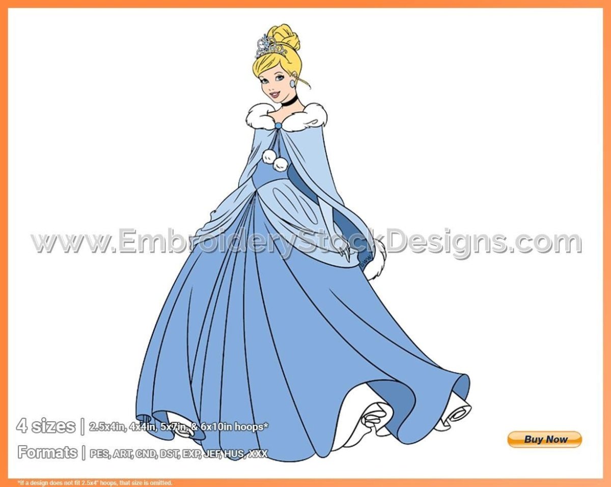 Картинка Золушка на прозрачном фоне