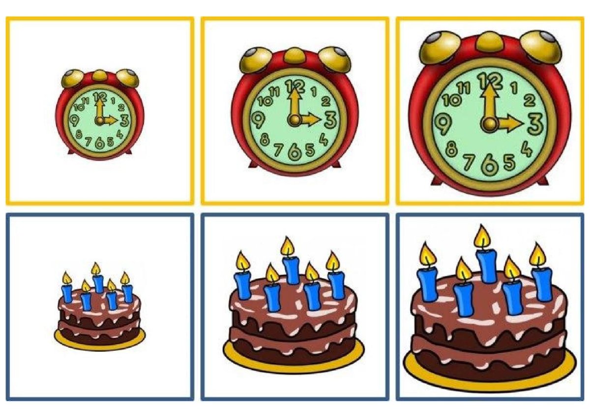 Игра лото большой средний маленький