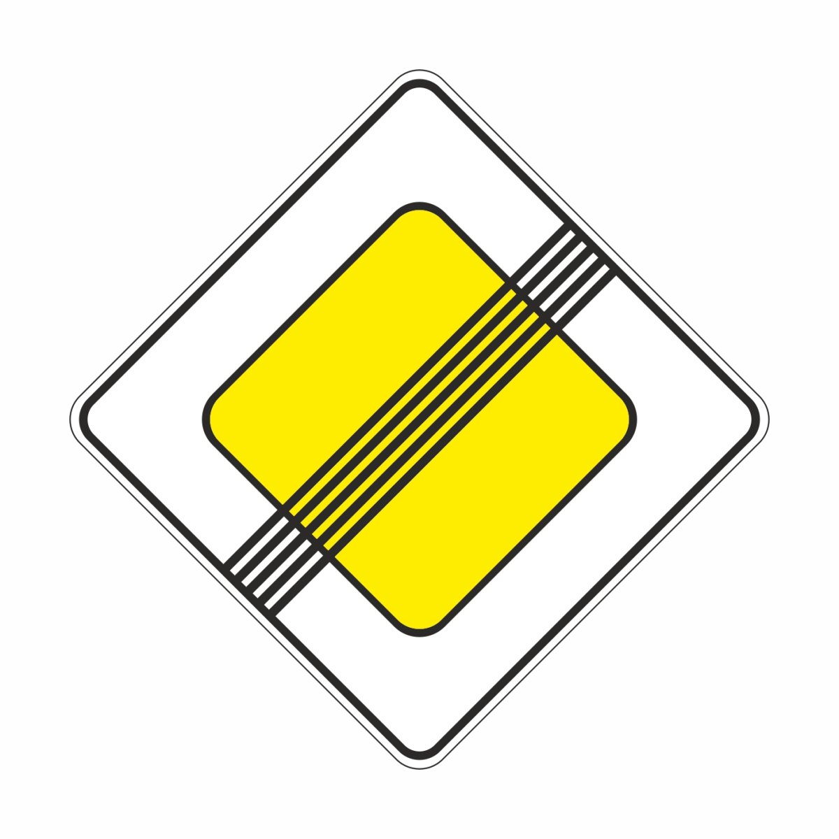 Знак Главная дорога ПДД