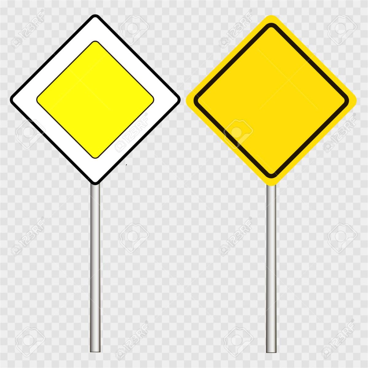 Знак конец главной дороги