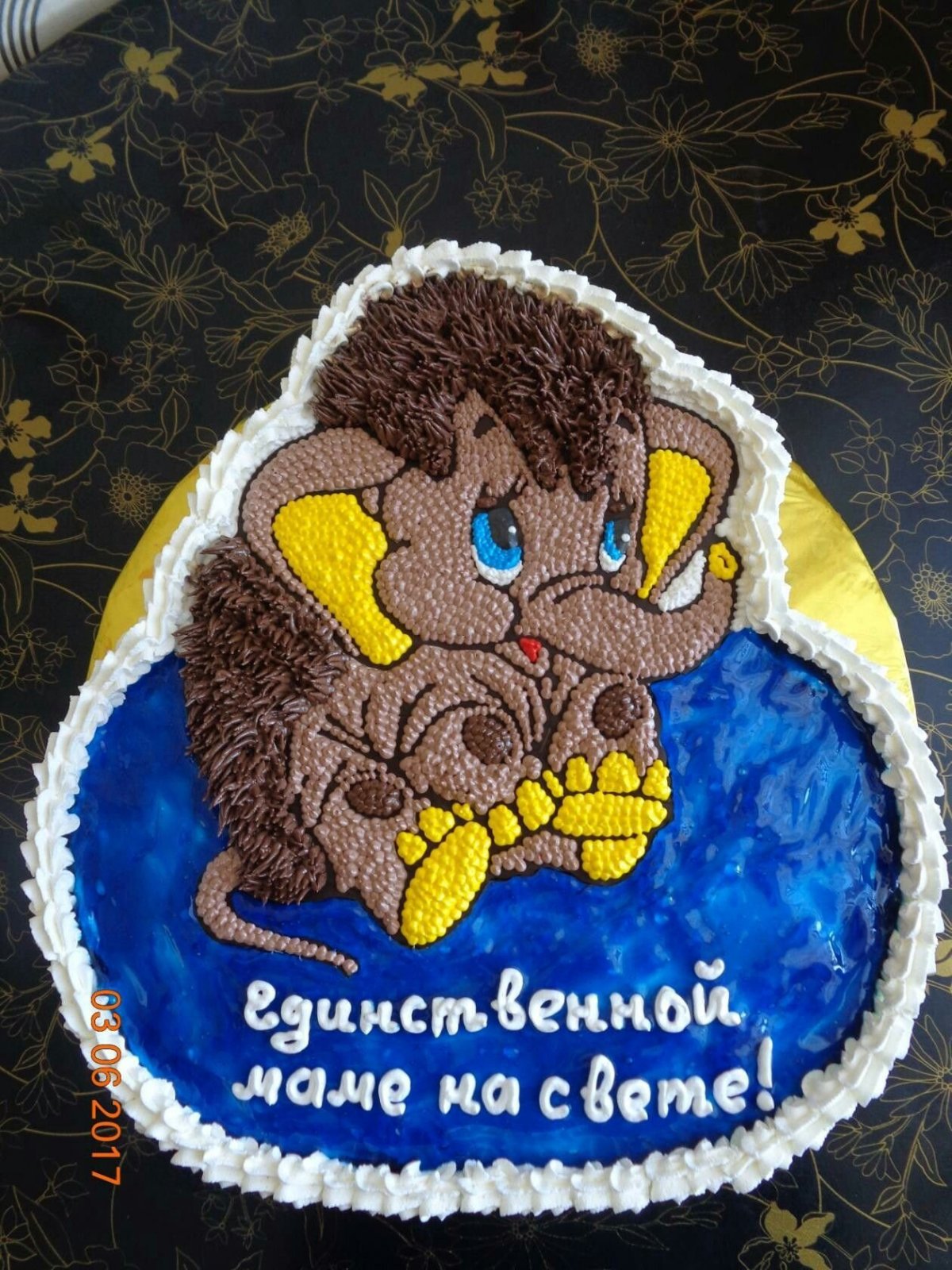 Имбирный пряник Мамонтенок