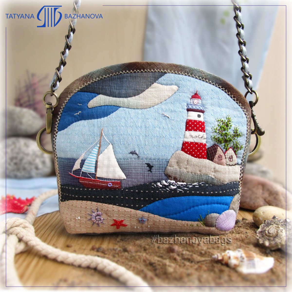 Шоппер в морском стиле