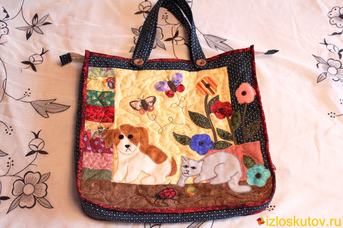 Сумки из переработанного текстиля