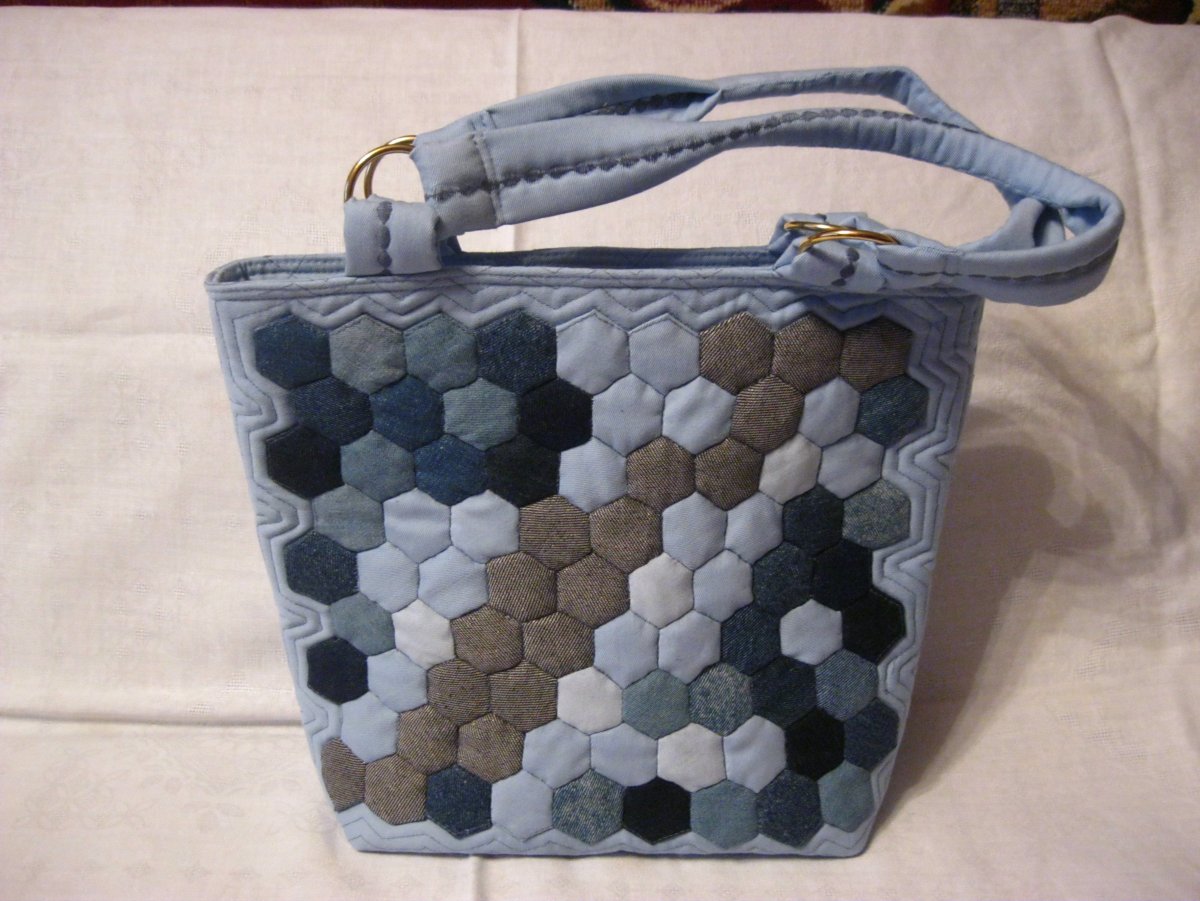 Сумки пэчворк с аппликацией