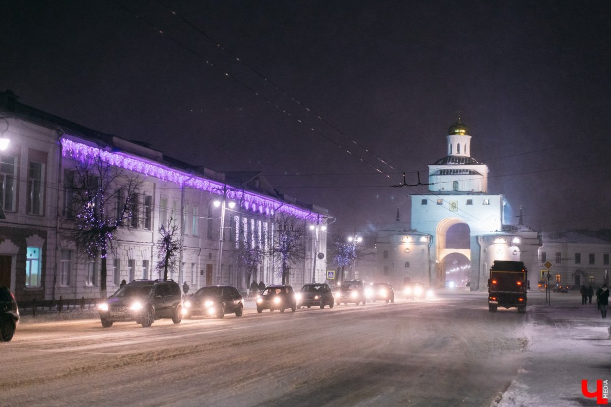 Владимир большая Московская зимой