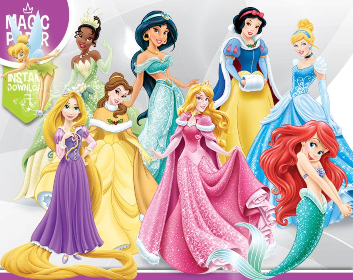 Принцессы Дисней коллаж