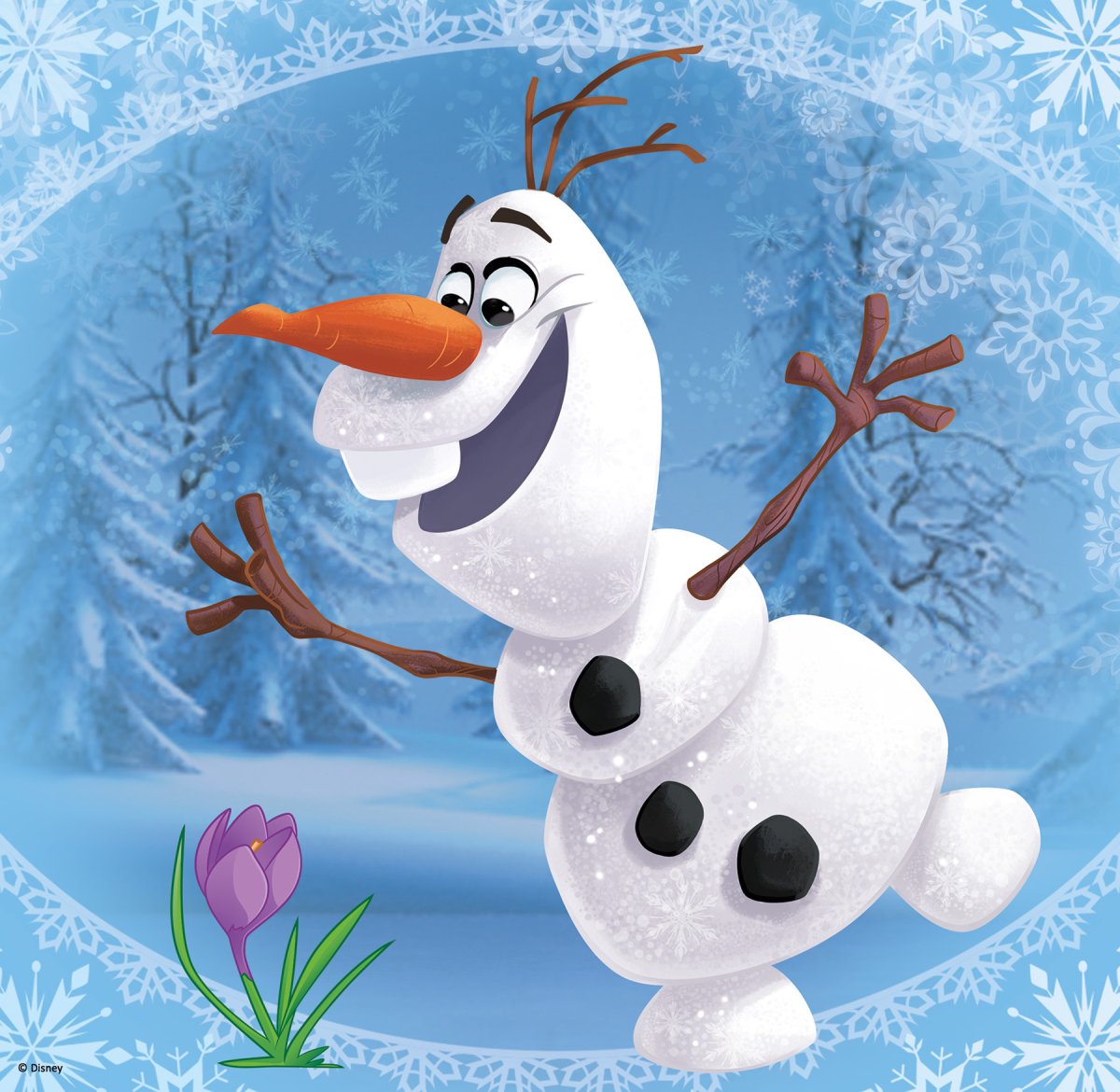 Олаф снежный ангел