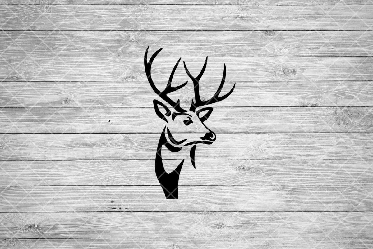 Выжигание головы оленя по дереву